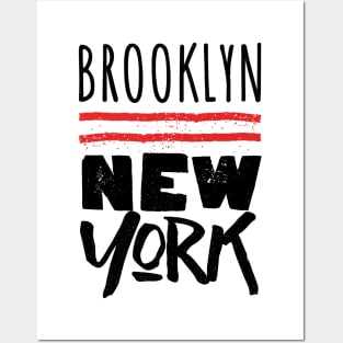 Brooklyn  / Retro Typography Design Posters and Art